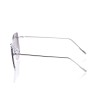Женские сонцезащитные очки 10167 серебряные с ртутной линзой 