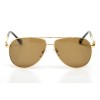 Gucci сонцезахисні окуляри 9541 золоті з коричневою лінзою 