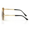 Gucci сонцезахисні окуляри 9541 золоті з коричневою лінзою 