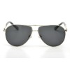 Gucci сонцезащитные очки 9542 металлик с чёрной линзой 