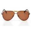Gucci сонцезащитные очки 9551 коричневые с коричневой линзой 