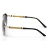 Gucci сонцезахисні окуляри 9552 металік з чорною лінзою 