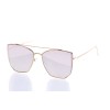 Женские сонцезащитные очки 10169 золотые с розовой линзой 