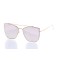 Женские сонцезащитные очки 10169 золотые с розовой линзой . Photo 1