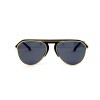 Gucci сонцезахисні окуляри 11793 золоті з сірою лінзою 