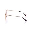 Женские сонцезащитные очки 10170 золотые с коричневой линзой 