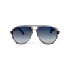 Gucci сонцезахисні окуляри 11800 сірі з блакитною лінзою 