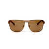 Gucci сонцезащитные очки 12078 бронзовые с коричневой линзой 