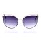 Женские сонцезащитные очки 10171 золотые с фиолетовой линзой . Photo 2