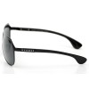 Hermes сонцезахисні окуляри 9458 чорні з чорною лінзою 