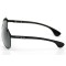 Hermes сонцезахисні окуляри 9458 чорні з чорною лінзою . Photo 3