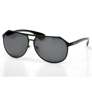Hermes сонцезащитные очки 9458 чёрные с чёрной линзой 