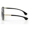 Hermes сонцезащитные очки 9459 металлик с чёрной линзой 