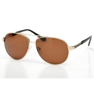 Hermes сонцезащитные очки 9460 металлик с коричневой линзой 