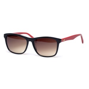 Lacoste сонцезащитные очки 11444 чёрные с коричневой линзой 