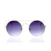 Женские сонцезащитные очки 10172 золотые с фиолетовой линзой 
