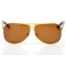 Louis Vuitton сонцезахисні окуляри 9649 золоті з коричневою лінзою . Photo 2