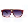Louis Vuitton сонцезахисні окуляри 11237 червоні з чорною лінзою 