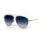 Louis Vuitton сонцезахисні окуляри 11942 білі з синьою лінзою . Photo 1