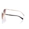 Женские сонцезащитные очки 10175 белые с коричневой линзой . Photo 3