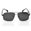 Montblanc сонцезащитные очки 9517 металлик с чёрной линзой 