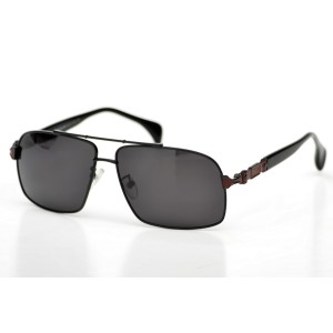 Montblanc сонцезащитные очки 9518 чёрные с чёрной линзой 