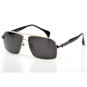 Montblanc сонцезащитные очки 9519 металлик с чёрной линзой 