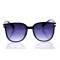 Женские сонцезащитные очки 10176 чёрные с чёрной линзой . Photo 2