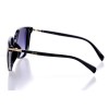 Жіночі сонцезахисні окуляри 10176 чорні з чорною лінзою 