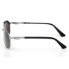 Montblanc сонцезащитные очки 9522 металлик с чёрной линзой 