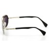 Montblanc сонцезахисні окуляри 9528 металік з чорною лінзою 