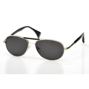 Montblanc сонцезащитные очки 9528 металлик с чёрной линзой 