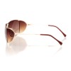 Police сонцезащитные очки 4689 коричневые с коричневой линзой 