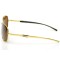 Police сонцезащитные очки 9566 золотые с коричневой линзой . Photo 2