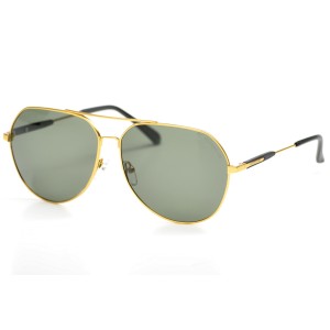 Porsche Design сонцезащитные очки 9364 золотые с зелёной линзой 