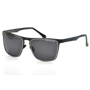 Porsche Design сонцезащитные очки 9370 чёрные с чёрной линзой 