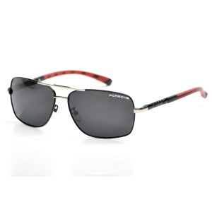 Porsche Design сонцезащитные очки 9374 чёрные с чёрной линзой 