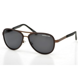 Porsche Design сонцезахисні окуляри 9389 коричневі з чорною лінзою 