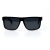 Мужские сонцезащитные очки 10844 чёрные с чёрной линзой 
