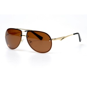 Porsche Design сонцезащитные очки 11268 золотые с коричневой линзой 