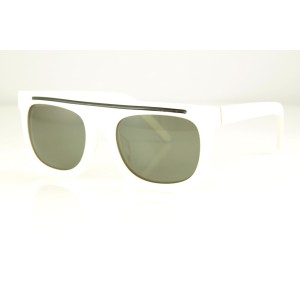 Другие сонцезащитные очки 8629 белые с зелёной линзой 