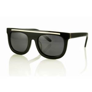 Другие сонцезащитные очки 8631 чёрные с чёрной линзой 