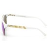 Другие сонцезащитные очки 9630 белые с фиолетовой линзой 