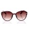 Женские сонцезащитные очки 10196 коричневые с коричневой линзой . Photo 2