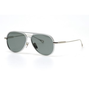 Інші сонцезахисні окуляри 11168 срібні з зеленою лінзою 