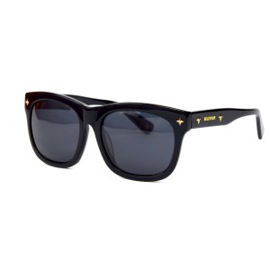 Другие сонцезащитные очки 11940 чёрные с чёрной линзой 