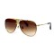 Другие сонцезащитные очки 12053 золотые с коричневой линзой . Photo 1