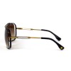 Другие сонцезащитные очки 12054 черные с коричневой линзой 