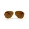 Другие сонцезащитные очки 12076 золотые с коричневой линзой . Photo 2