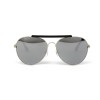 Другие сонцезащитные очки 12168 серебряные с серебрянной линзой 